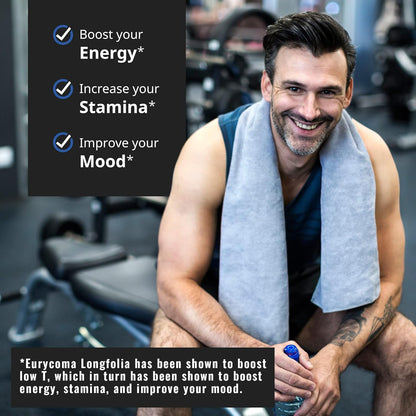 Max Advanced T-Support & Nitric Oxide Booster – Tongkat Ali with L-Arginine & L-Citrulline – Supports Blood Flow, Circulation, and Physical Performance – 1 Pack, 60 Capsules