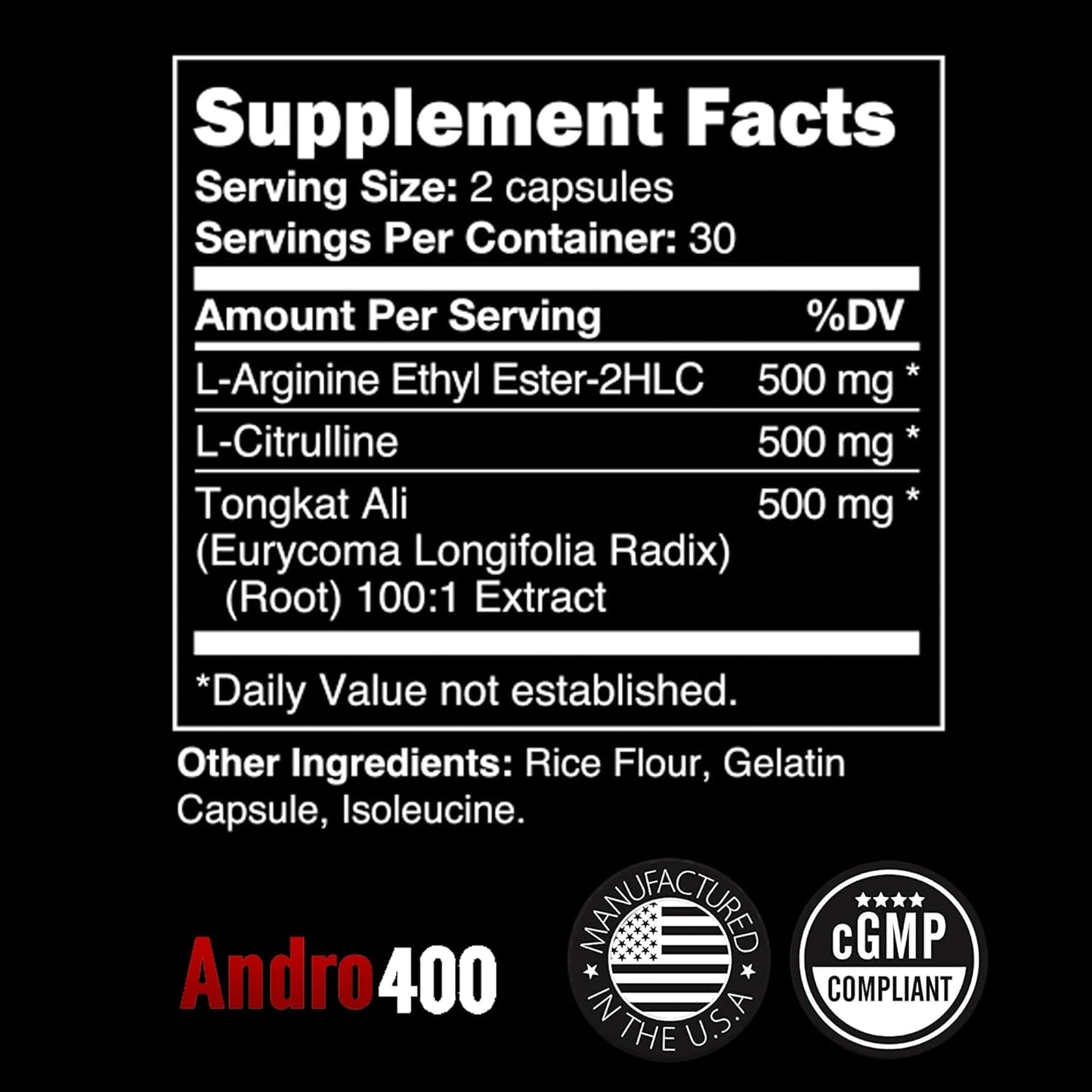 Max Advanced T-Support & Nitric Oxide Booster – Tongkat Ali with L-Arginine & L-Citrulline – Supports Blood Flow, Circulation, and Physical Performance – 1 Pack, 60 Capsules